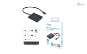 i-tec C31DUAL4K60DP USB-grafikadapter 7680 x 4320 pixlar Svart