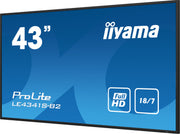 iiyama PROLITE LE4341S-B2 Platt skärm för digital skyltning