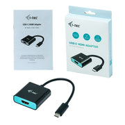 i-tec C31HDMI60HZP videokabeladapter 0,15 m USB Type-C HDMI Svart