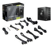 MSI MAG A850GL PCIE5 II strömförsörjningsenheter 850 W 20+4 pin ATX Svart