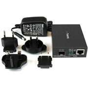StarTech.com Gigabit Ethernet-fibermediaomvandlare med öppen SFP-port - 1x1G