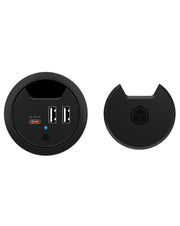 ICY BOX IB-HUB1407 Universal Svart AC Snabb laddning inomhus