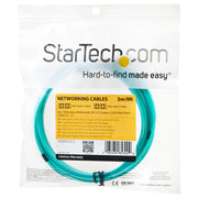 StarTech.com A50FBLCLC3 InfiniBand och fiberoptisk kabel 3 m LC Turkos