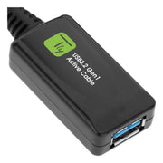 Techly ICUR3050G USB-kablar USB 3.2 Gen 1 (3.1 Gen 1) 5 m USB A Svart