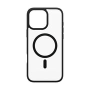 PanzerGlass HardCase Transparent w. Black MagSafe & Frame iPhone 16 Pro Max