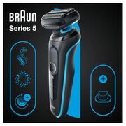 Braun Series 5 51-M1200s rakapparater för män Folierakapparat Trimmer Svart