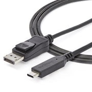 StarTech.com CDP2DP146B videokabeladapter 1,8 m USB Type-C DisplayPort Svart