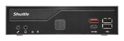 Shuttle Slim PC DH810 1,35L storlek PC Svart LGA 1851 (Socket V1)