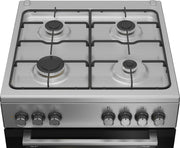 Beko FBE62130GXDN spis Fristående köksspis Elektrisk Gas Svart