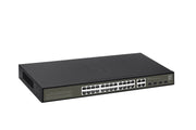 LevelOne GES-2128 nätverksswitchar hanterad L2 Gigabit Ethernet (10/100/1000) Svart