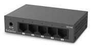 EnGenius ES105 nätverksswitchar Ohanterad Gigabit Ethernet (10/100/1000) Svart