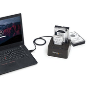 StarTech.com USB 3.1-dockningsstation (10 Gbps) med två fack för 2,5"/3,5" SATA