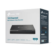 TP-Link VIGI NVR2016H-16MP nätverksvideobandspelare (NVR) Svart - 1x1G