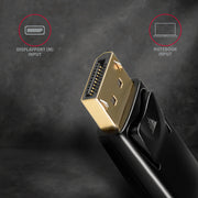 Axagon RVD-HI14N videokabeladapter 0,18 m DisplayPort HDMI Svart
