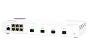 QNAP QSW-M2106-4S nätverksswitchar hanterad L2 2.5G Ethernet (100/1000/2500) Vit