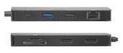 CLUB3D CSV-2552 gränssnittshubbar USB Type-C 5000 Mbit/s Svart