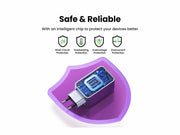 Ugreen Nexode Pro EU 3-Port GaN PD Fast Charger With USB-C Cable Universal Svart