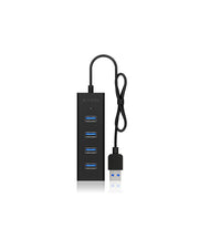 ICY BOX IB-HUB1409-U3 USB 3.2 Gen 1 (3.1 Gen 1) Type-A 5000 Mbit/s Svart
