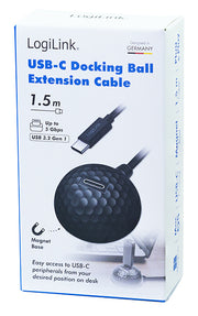 LogiLink CU0099 USB-kablar USB 3.2 Gen 1 (3.1 Gen 1) 1,5 m USB C 15 W Svart