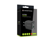 Conceptronic ALTHEA20B45 mobilladdare Universal Svart AC Snabb laddning inomhus
