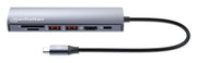 Manhattan 153966 dockningsstationer för bärbara datorer Kabel USB 3.2 Gen 2 (3.1 Gen