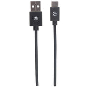 Manhattan 353298 USB-kablar USB 2.0 1 m USB C USB A 0,48 Gbit/s Svart