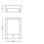 Philips myGarden Arbour vägglampa 6 W