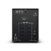 CyberPower PR1500ELCD strömskydd (UPS) Linjeinteraktiv 1,5 kVA 1350 W 8 AC-utgångar