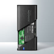 Axagon EEM2-SBC externes Gehäuse für M.2 SSDs USB-C 3.2 Gen 2