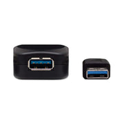 Manhattan 150712 USB-kablar USB 3.2 Gen 1 (3.1 Gen 1) 5 m USB A 5 Gbit/s Svart
