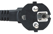 Manhattan 300148 strömkablar Svart 1,8 m CEE7/4 C13 coupler