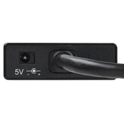 StarTech.com Bärbar USB 3.0-hubb med 3 portar plus Gigabit Ethernet - 1x1G