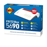 Box 5690 trådlös router 2.5 Gigabit Ethernet Dual-band (2,4 GHz / 5 GHz) Röd