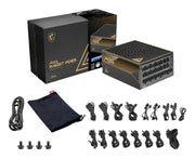 MSI MEG Ai1600T PCIE5 strömförsörjningsenheter 1600 W 24-pin ATX Svart