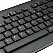 Targus AKM610FR tangentbord Mus inkluderad Universal RF Trådlös AZERTY Fransk Svart