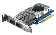QNAP QXG-25G2SF-CX6 nätverkskort Intern Fiber 25000 Mbit/s