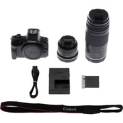 Canon EOS R100 + RF-S 18-45mm F4.5-6.3 IS STM Lens + RF 75-300mm F4-5.6 Lens MILC