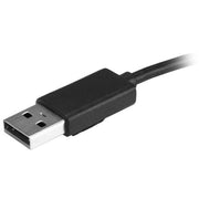 StarTech.com Bärbar USB 2.0-hubb med 4 portar och inbyggd kabel