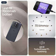 Motorola edge 70 fusion - 256 GB - Svart
