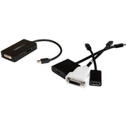 StarTech.com A/V-reseadapter: 3-i-1 Mini DisplayPort till DisplayPort