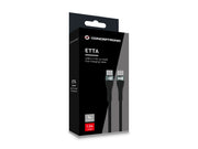 Conceptronic ETTA01B12 USB-kablar USB 2.0 1,2 m USB C 0,48 Gbit/s 100 W Svart