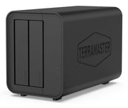 TerraMaster D5 HYBRID hårddiskar Skrivbord Svart