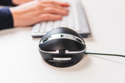 BakkerElkhuizen Oyster Mouse Wireless Large datormöss Kontor Ambidextrous RF Trådlös