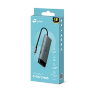 TP-Link UH7020C gränssnittshubbar USB 3.2 Gen 1 (3.1 Gen 1) Type-C 5000 Mbit/s