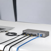 StarTech.com USB-C-dockningsstation för två skärmar