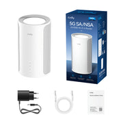 Cudy P2 trådlös router 2.5 Gigabit Ethernet Dual-band (2,4 GHz / 5 GHz) 5G Vit