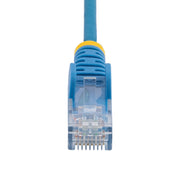 StarTech.com N6PAT25CMBLS nätverkskablar Blå 0,25 m Cat6 U/UTP (UTP)