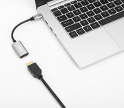 Manhattan 153973 videokabeladapter 0,11 m USB Type-C HDMI Grå