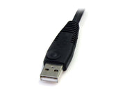 StarTech.com DP4N1USB6 KVM-kablar Svart 1,829 m