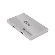 CLUB3D CSV-1580 dockningsstationer för bärbara datorer Dockning Thunderbolt 4 Silver